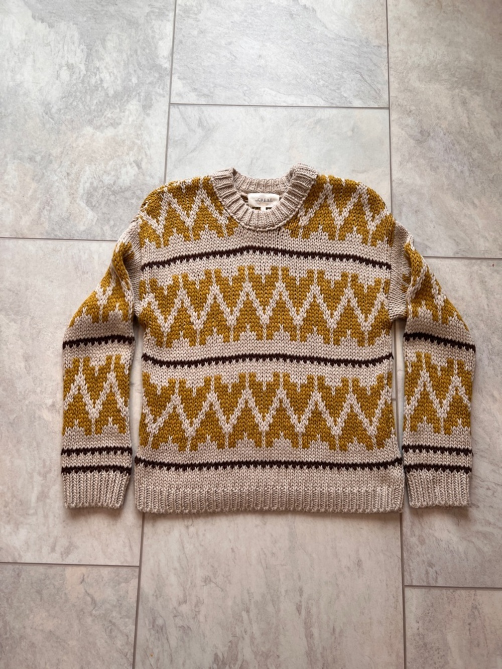 The GREAT. The Fold Pullover Sweater